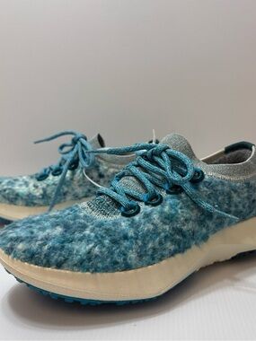 Allbirds Women's Wool Dasher Fluffs Deep Emerald Sneakers Shoes Size 9.5 NWOB
